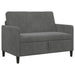Bank met opslag Donkergrijs 122 x 78 x 87 cm Polyester