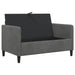 Bank met opslag Donkergrijs 122 x 78 x 87 cm Polyester