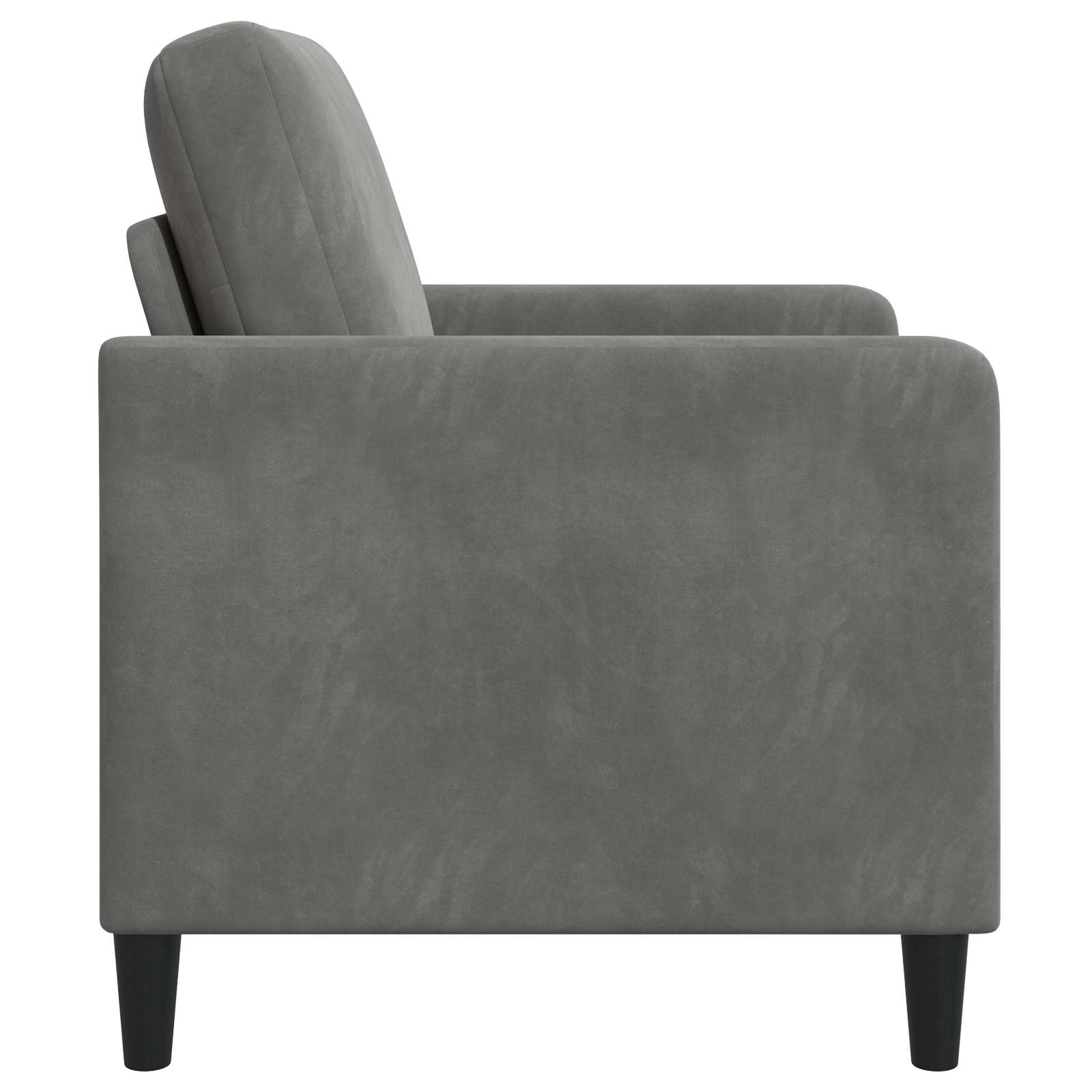 Bank met opslag Donkergrijs 122 x 78 x 87 cm Polyester