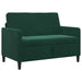 Bank met opslag Donkergroen 122 x 78 x 87 cm Polyester