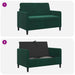 Bank met opslag Donkergroen 122 x 78 x 87 cm Polyester