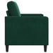 Bank met opslag Donkergroen 122 x 78 x 87 cm Polyester