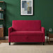 Bank met opslag Wijnrood 122 x 78 x 87 cm Polyester