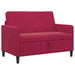 Bank met opslag Wijnrood 122 x 78 x 87 cm Polyester