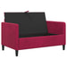 Bank met opslag Wijnrood 122 x 78 x 87 cm Polyester