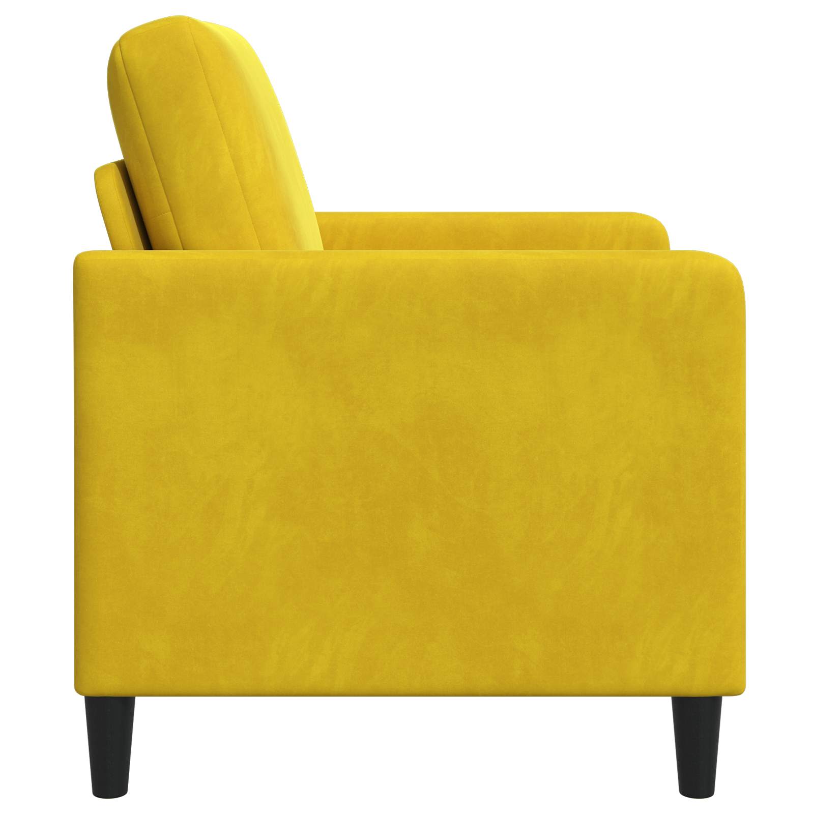 Bank met opslag Geel 122 x 78 x 87 cm Polyester