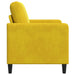 Bank met opslag Geel 122 x 78 x 87 cm Polyester