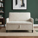 Bank met opslag Crèmekleurig 122 x 78 x 87 cm Polyester