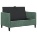 Bank met opslag Zeegroen 122 x 78 x 87 cm Polyester