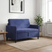 Bank met opslag Politieblauw 122 x 78 x 87 cm Polyester