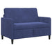 Bank met opslag Politieblauw 122 x 78 x 87 cm Polyester