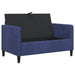 Bank met opslag Politieblauw 122 x 78 x 87 cm Polyester