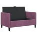 Bank met opslag Paars 122 x 78 x 87 cm Polyester