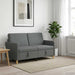 Bank met opslag Donkergrijs 152 x 78 x 87 cm Polyester