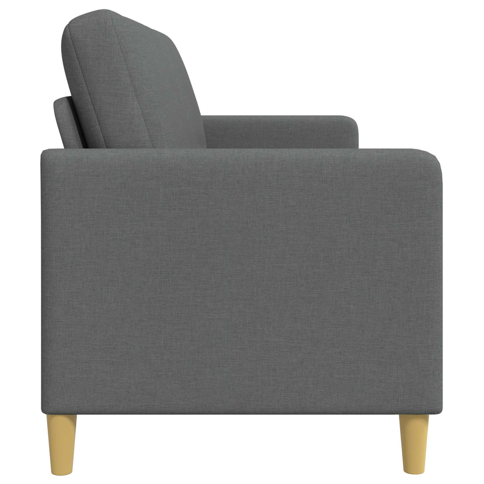 Bank met opslag Donkergrijs 152 x 78 x 87 cm Polyester