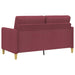 Bank met opslag Wijnrood 152 x 78 x 87 cm Polyester