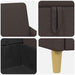 Bank met opslag Donkerbruin 152 x 78 x 87 cm Polyester