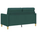 Bank met opslag Donkergroen 152 x 78 x 87 cm Polyester
