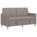 Bank met opslag Taupe 152 x 78 x 87 cm Polyester