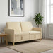 Bank met opslag Crèmekleurig 152 x 78 x 87 cm Polyester