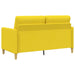 Bank met opslag Lichtgeel 152 x 78 x 87 cm Polyester