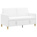Bank met opslag Wit 152 x 78 x 87 cm Polyester