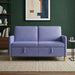 Bank met opslag Jeans Blauw 152 x 78 x 87 cm Polyester