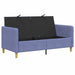 Bank met opslag Jeans Blauw 152 x 78 x 87 cm Polyester