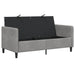 Bank met opslag Lichtgrijs 152 x 78 x 87 cm Polyester