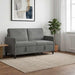Bank met opslag Donkergrijs 152 x 78 x 87 cm Polyester