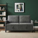 Bank met opslag Donkergrijs 152 x 78 x 87 cm Polyester