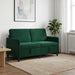 Bank met opslag Donkergroen 152 x 78 x 87 cm Polyester