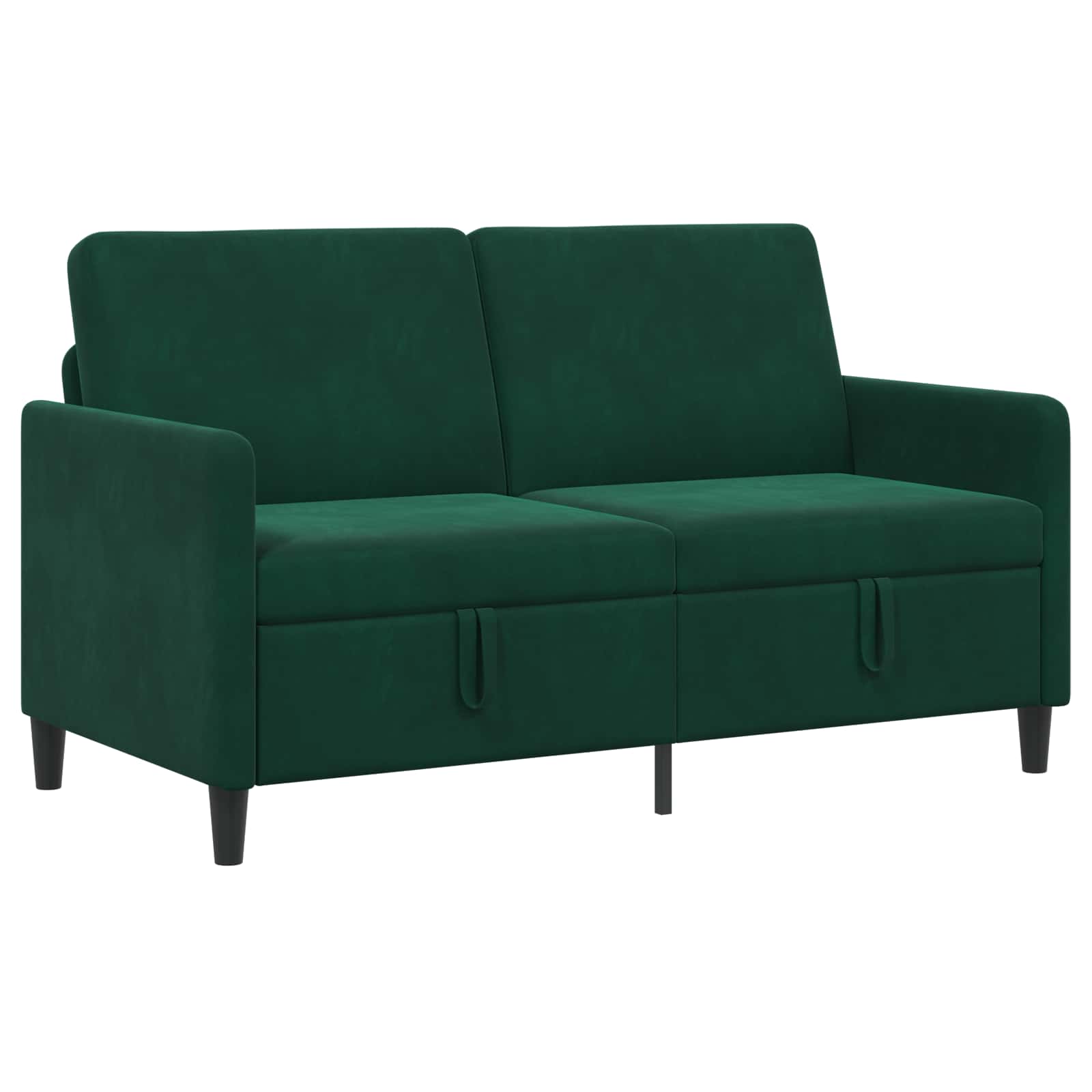 Bank met opslag Donkergroen 152 x 78 x 87 cm Polyester