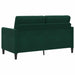 Bank met opslag Donkergroen 152 x 78 x 87 cm Polyester