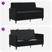 Bank met opslag Zwart 152 x 78 x 87 cm Polyester