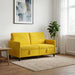 Bank met opslag Geel 152 x 78 x 87 cm Polyester