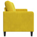 Bank met opslag Geel 152 x 78 x 87 cm Polyester