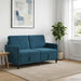 Bank met opslag Blauw 152 x 78 x 87 cm Polyester