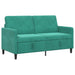 Bank met opslag Turquoise 152 x 78 x 87 cm Polyester