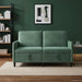 Bank met opslag Zeegroen 152 x 78 x 87 cm Polyester