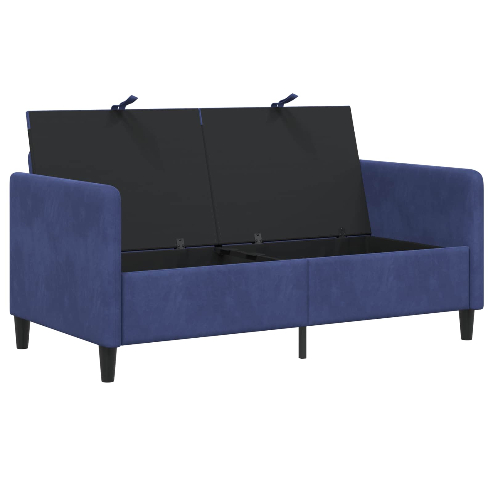 Bank met opslag Politieblauw 152 x 78 x 87 cm Polyester