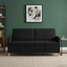 Bank met opslag Zwart 172 x 78 x 87 cm Polyester