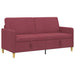 Bank met opslag Wijnrood 172 x 78 x 87 cm Polyester