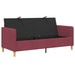 Bank met opslag Wijnrood 172 x 78 x 87 cm Polyester
