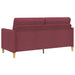 Bank met opslag Wijnrood 172 x 78 x 87 cm Polyester
