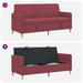 Bank met opslag Wijnrood 172 x 78 x 87 cm Polyester