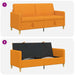 Bank met opslag Donkergeel 172 x 78 x 87 cm Polyester
