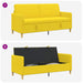 Bank met opslag Lichtgeel 172 x 78 x 87 cm Polyester