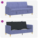 Bank met opslag Jeans Blauw 172 x 78 x 87 cm Polyester