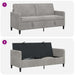 Bank met opslag Lichtgrijs 172 x 78 x 87 cm Polyester